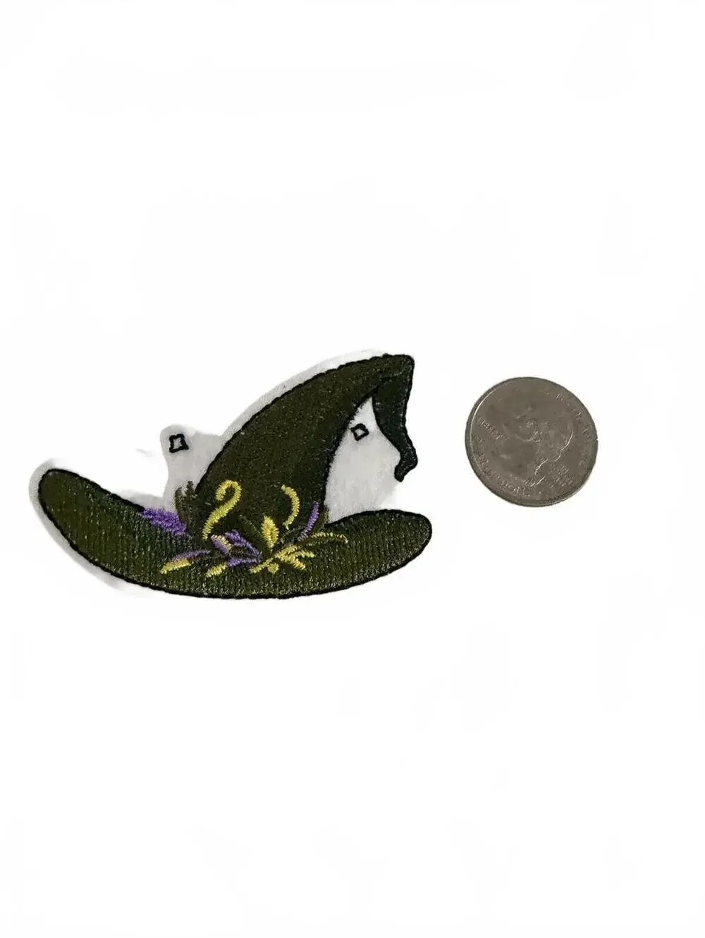 Witch Hat Embroidered Patch